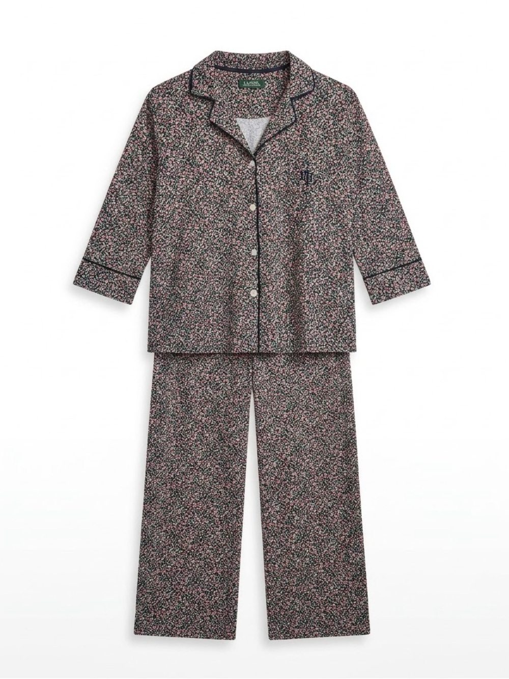 Ralph Lauren Floral Pajama Set Size Large Women’s PJ